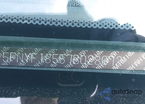 2007 Honda Pilot Ex-L из США, поврежденный, VIN 5FNYF18557B028072